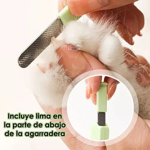 Cortaúñas SafePaws™ con Luz LED - Corte Seguro y Sin Dolor